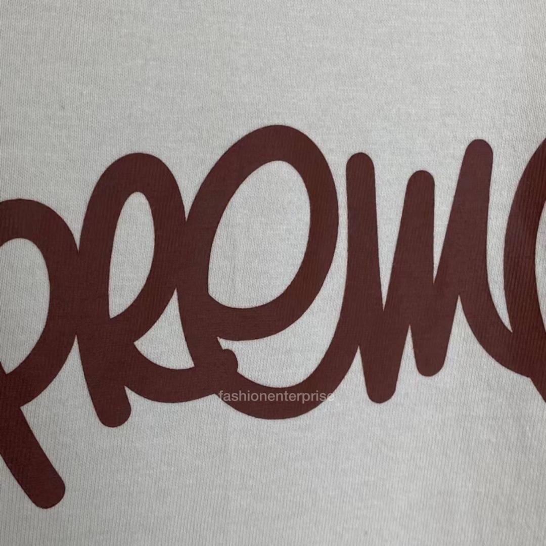 Supreme Handstyle Tee Natural SS22, Men's Fashion, Tops & Sets 