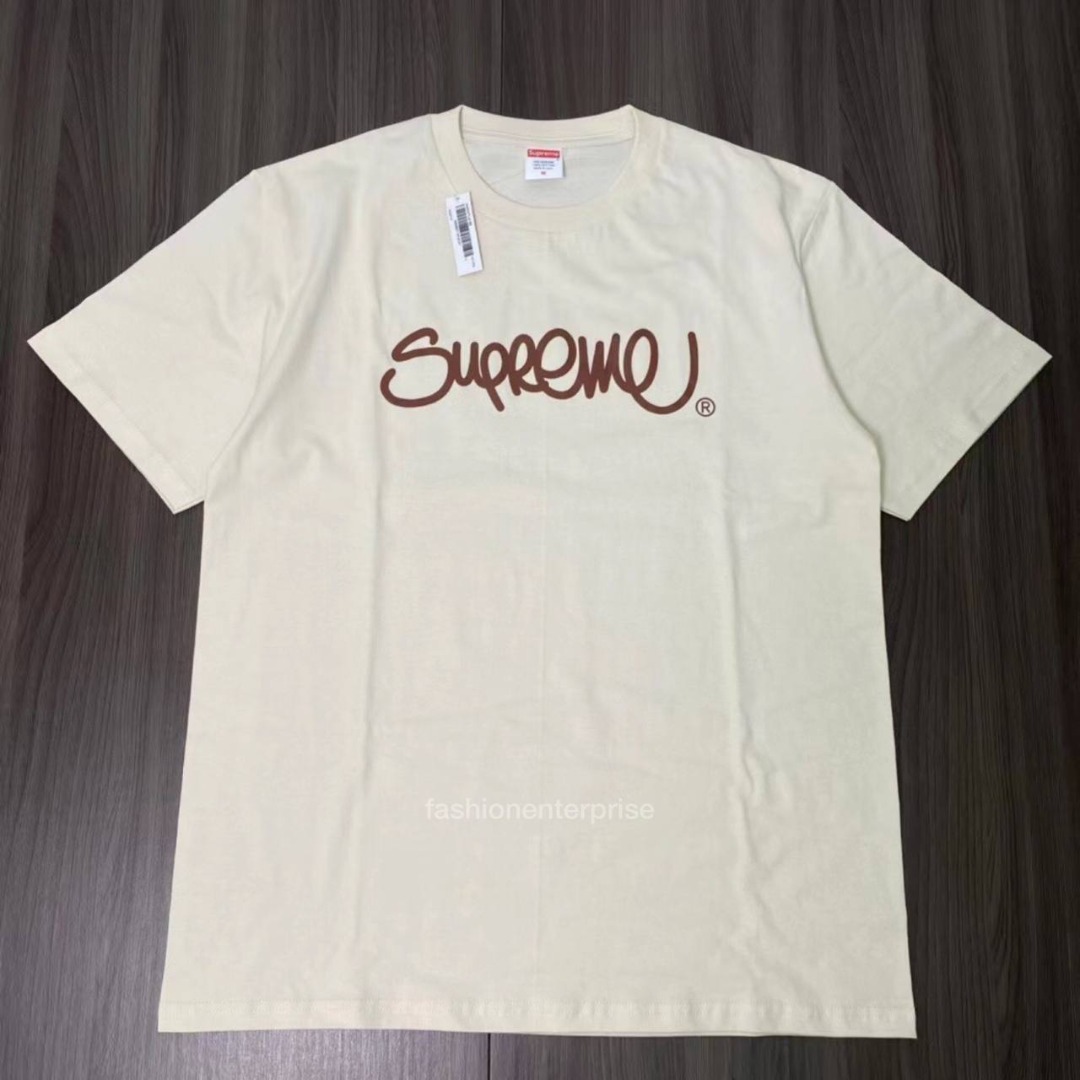 NaturalSIZE新品未使用 Supreme Handstyle Tee Natural Lサイズ - T ...