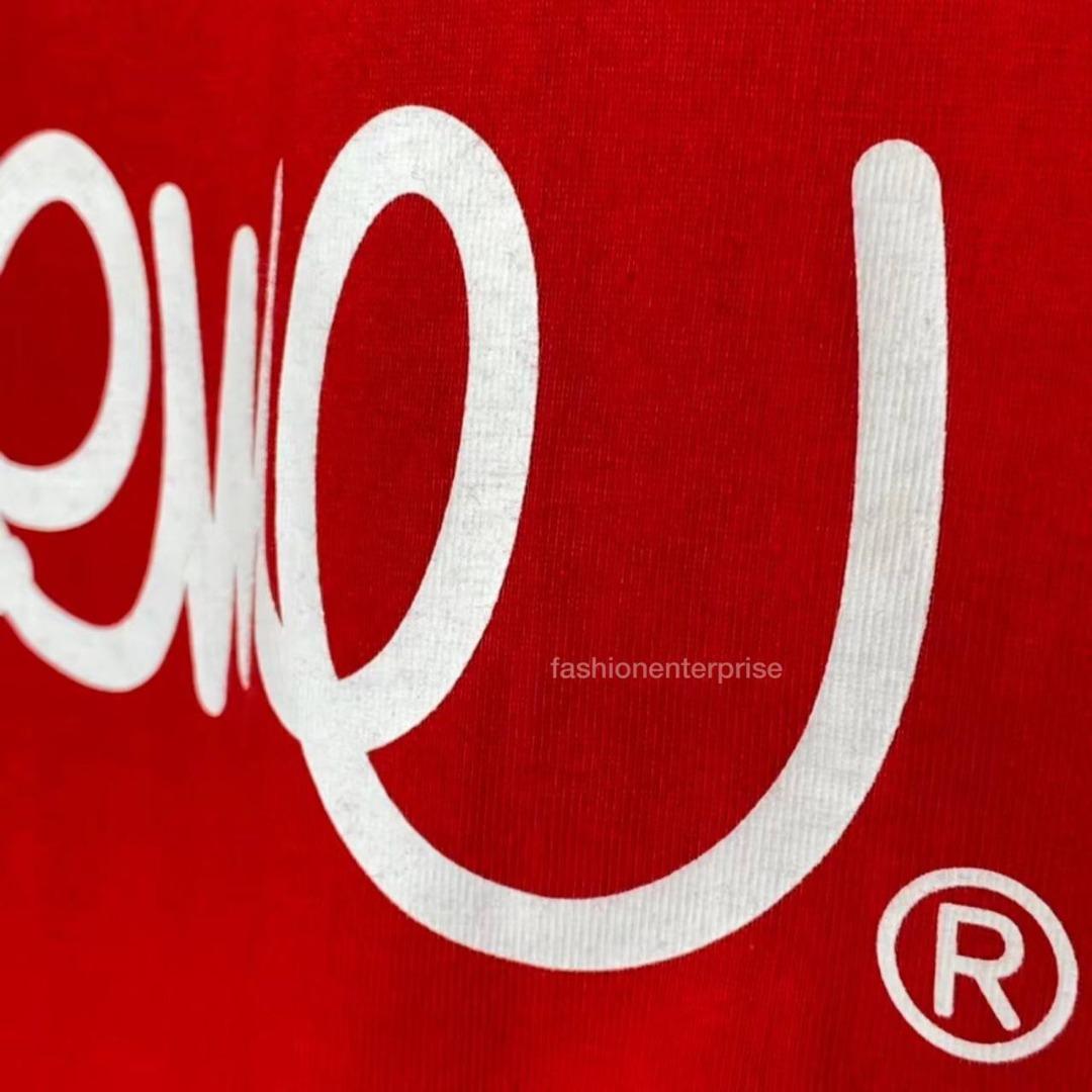 Supreme Handstyle Tee Red SS22, Men's Fashion, Tops & Sets 
