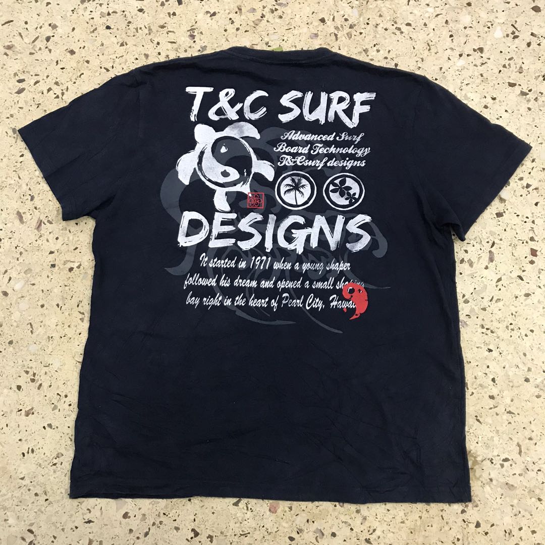 T C surf design tshirt