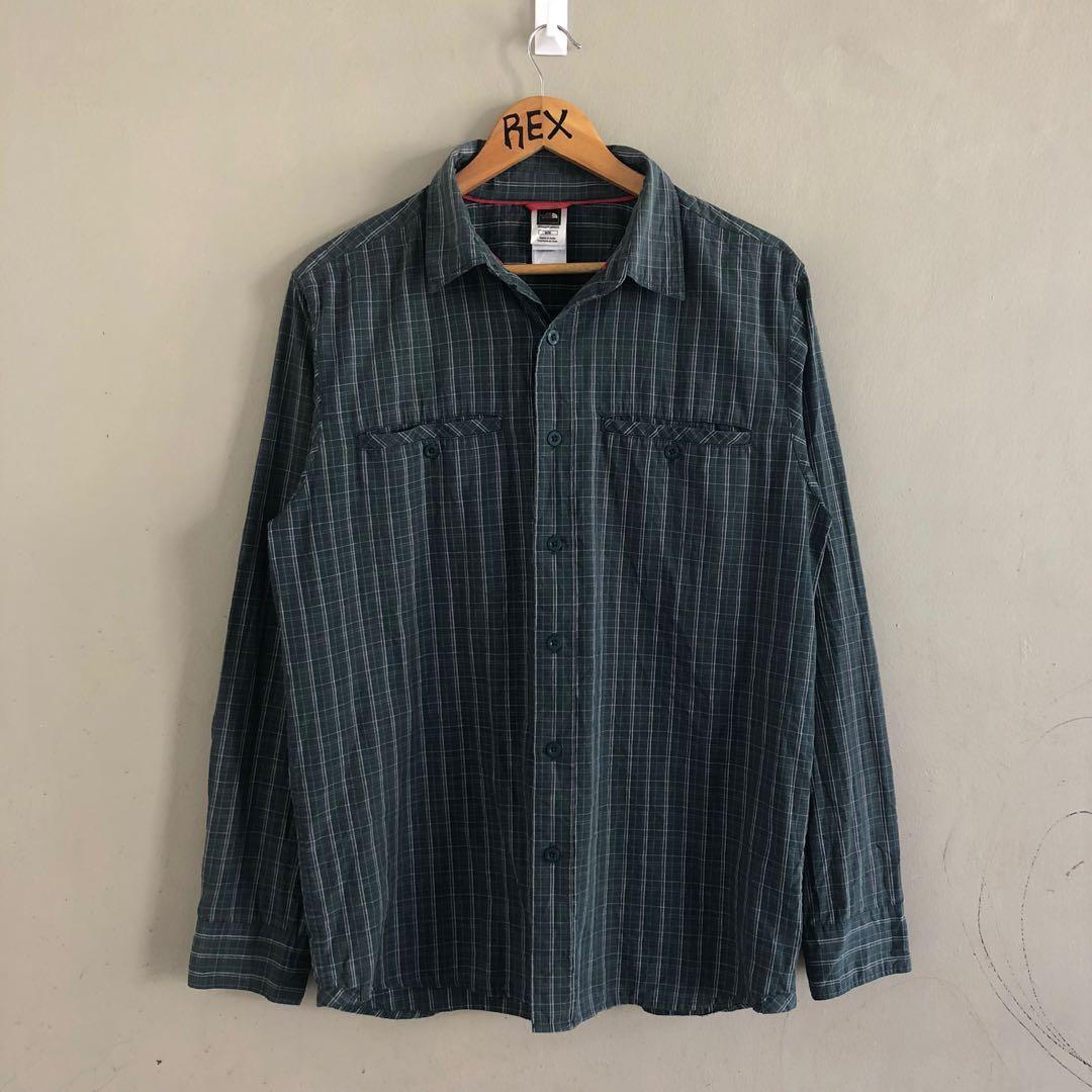 the north face men's plaid coats & jackets