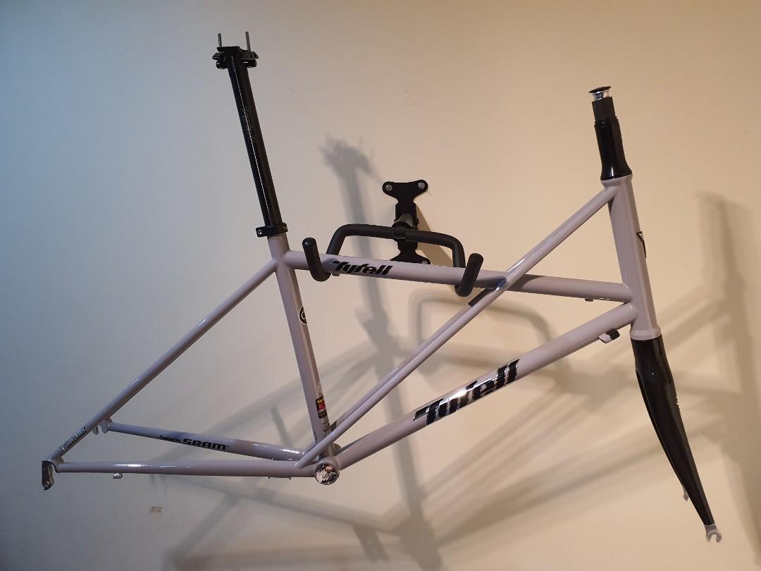 Tyrell cx frame only ICE GREY gross finish mini velo
