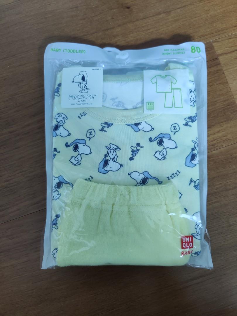 Uniqlo Snoopy Pajamas 80cm, Babies & Kids, Babies & Kids Fashion on