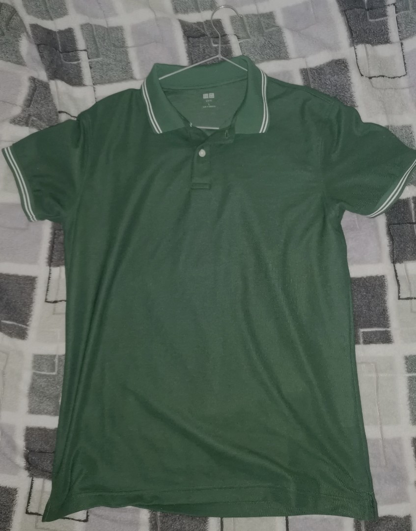 Uniqlo-Green Polo Shirt, Men's Fashion, Tops & Sets, Tshirts & Polo ...