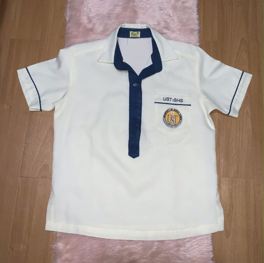 UST SHS Type A uniform Shirt/Polo (Small) for men, Men's Fashion, Tops ...