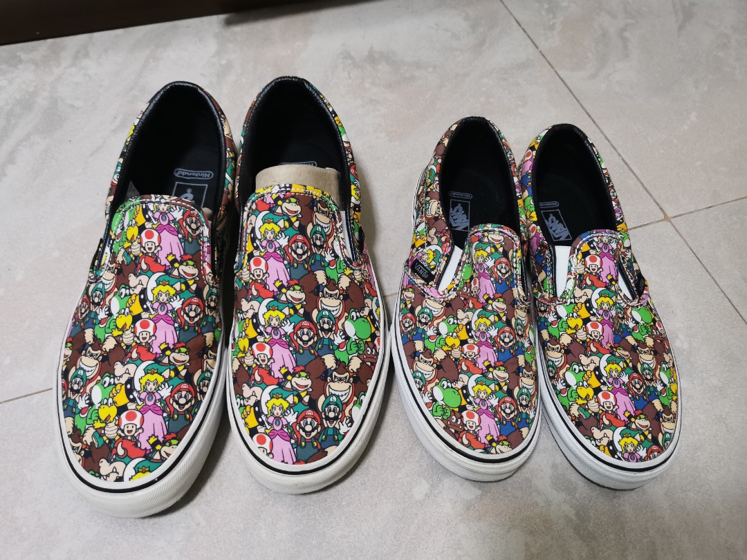 Mario vans slip on top