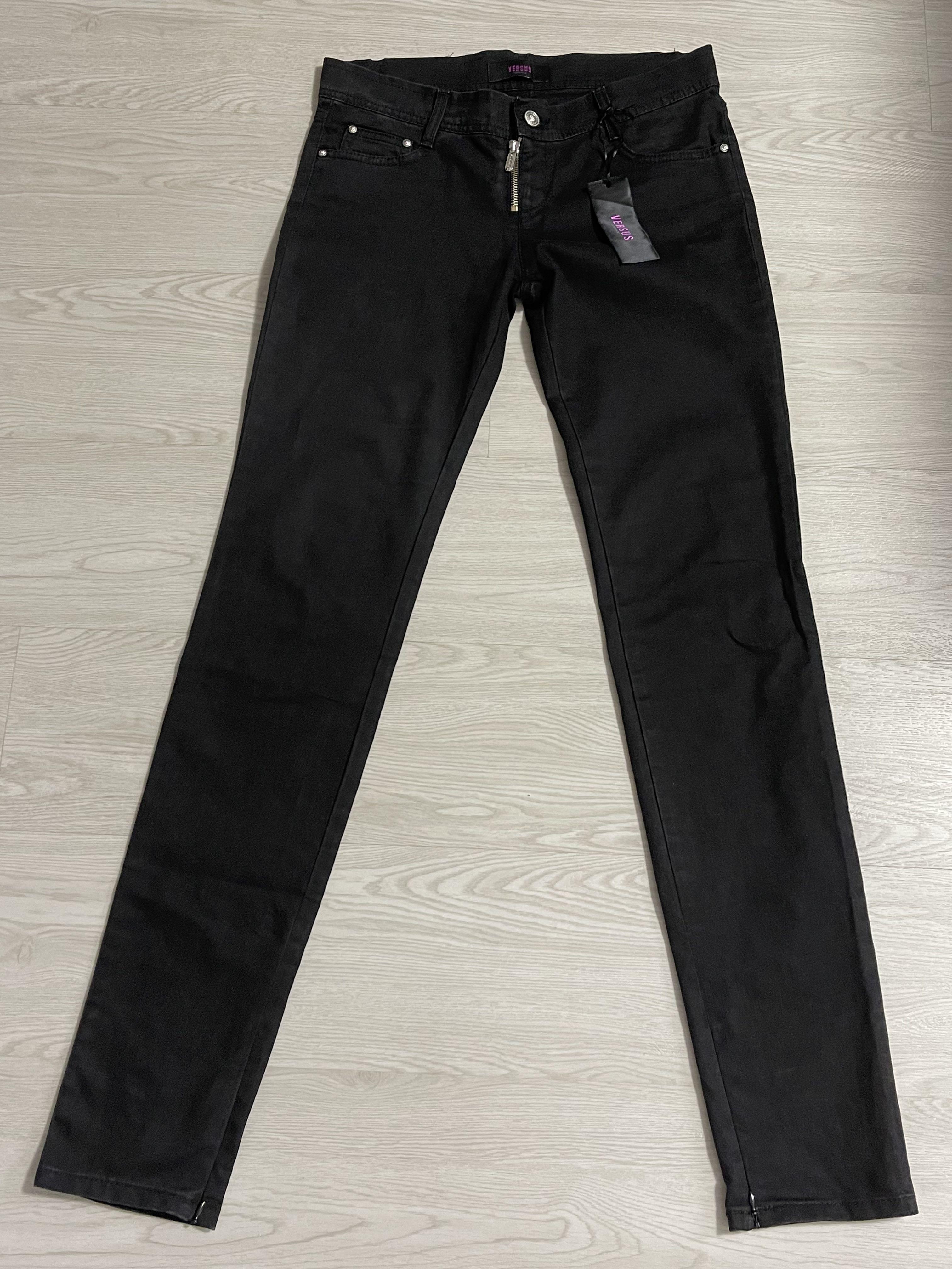 Versace Black Jeans Women s Fashion Bottoms Jeans Leggings on Carousell