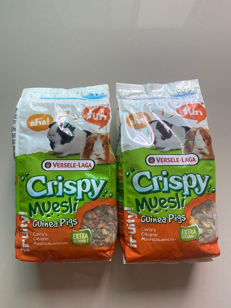 Versele-Laga Crispy Muesli for Guinea Pig/Cavy, Pet Supplies, Pet Food on  Carousell