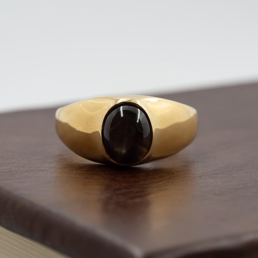 Mens black star best sale sapphire ring