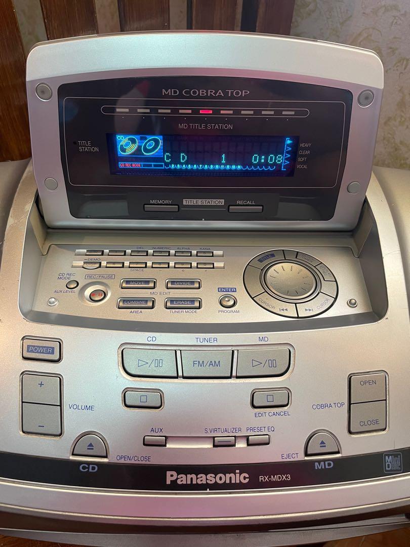 コブラトップ RX-MDX3 Panasonic - ラジオ・コンポ