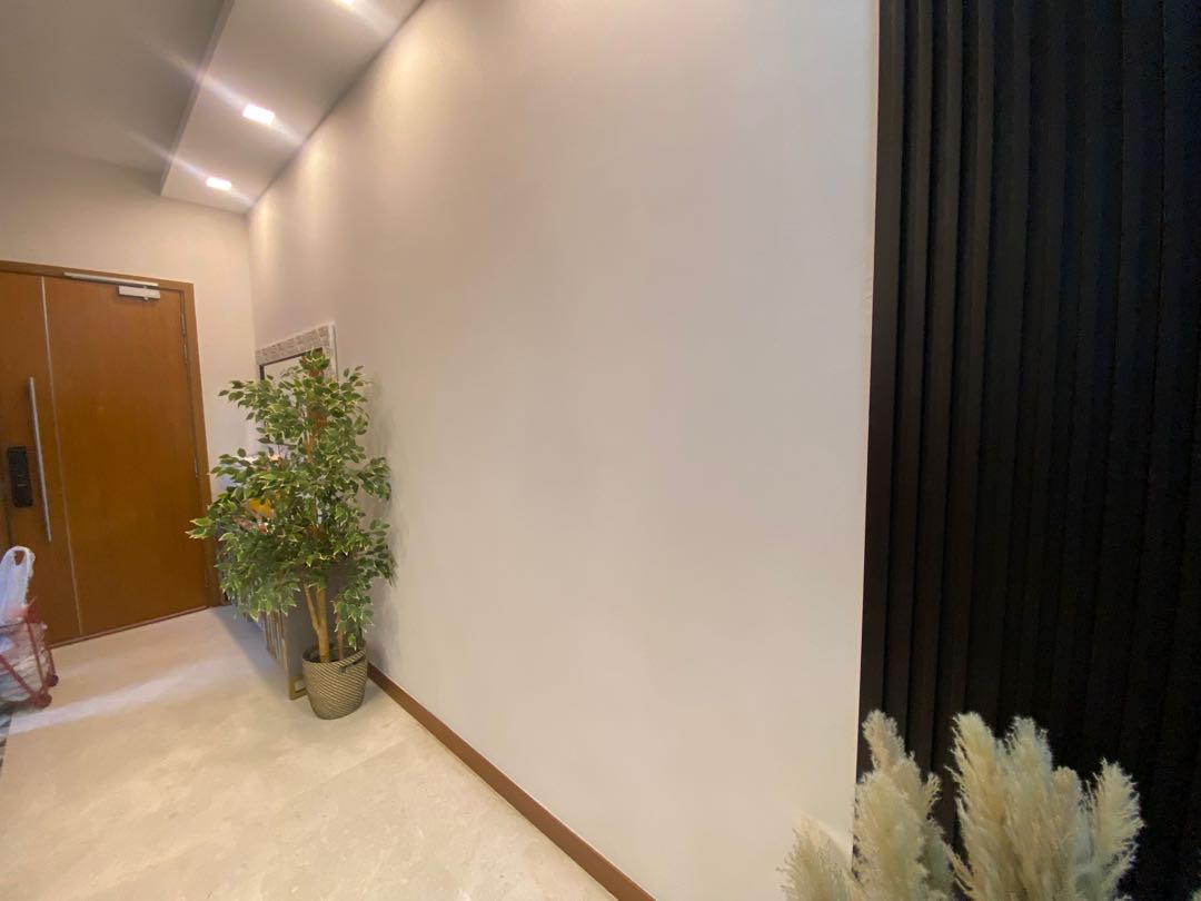 Wall covering installation complete, Furniture & Home Living, Home