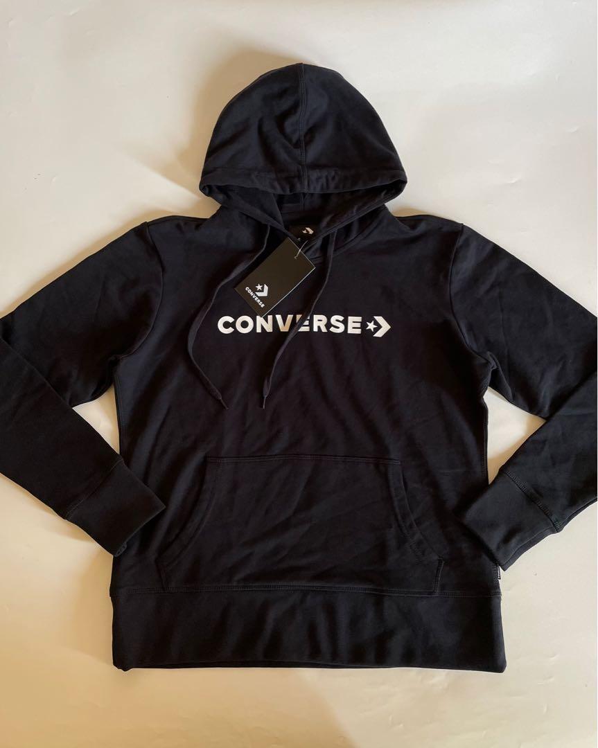 WOMEN CONVERSE ICON PLAY HOODIE Fesyen Wanita Pakaian Wanita
