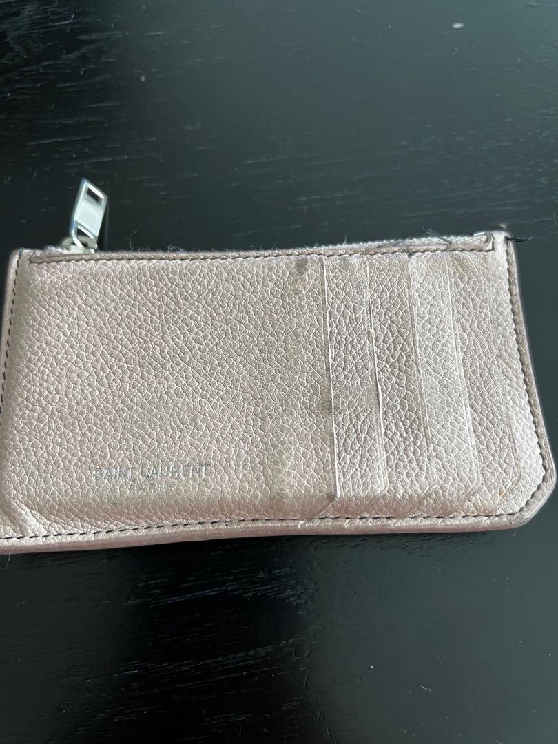 Ysl Saint Laurent Cardholder Pink, Women'S Fashion, Bags & Wallets, Wallets  & Card Holders On Carousell