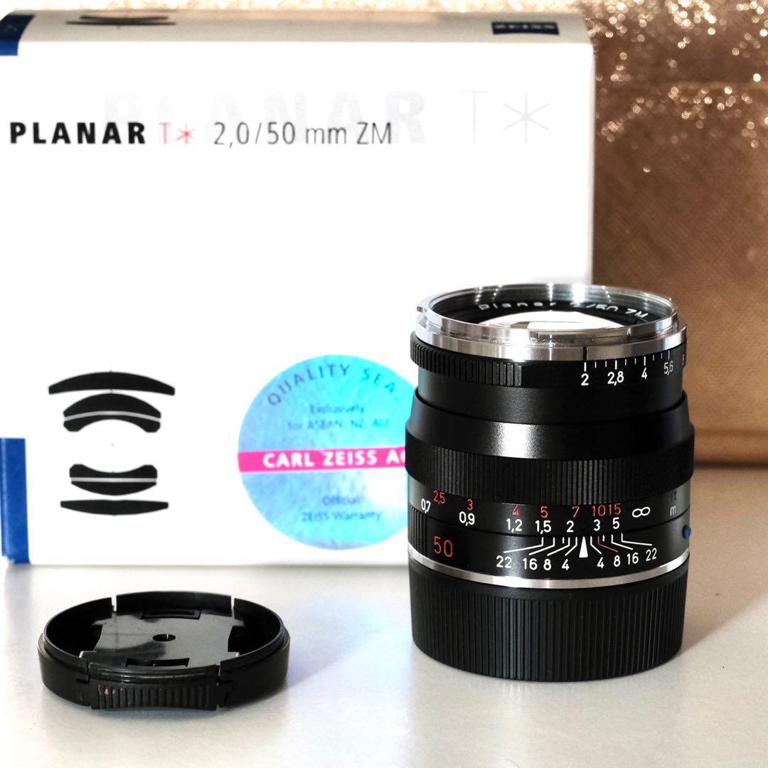 ZEISS Planar T* 50mm f/2 ZM Lens (Black), 攝影器材, 鏡頭及裝備