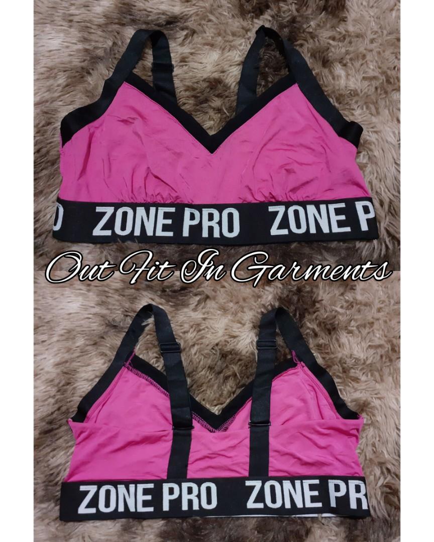 Sale Zone Pro Sports Bra S/M, Women's Fashion, Activewear on Carousell