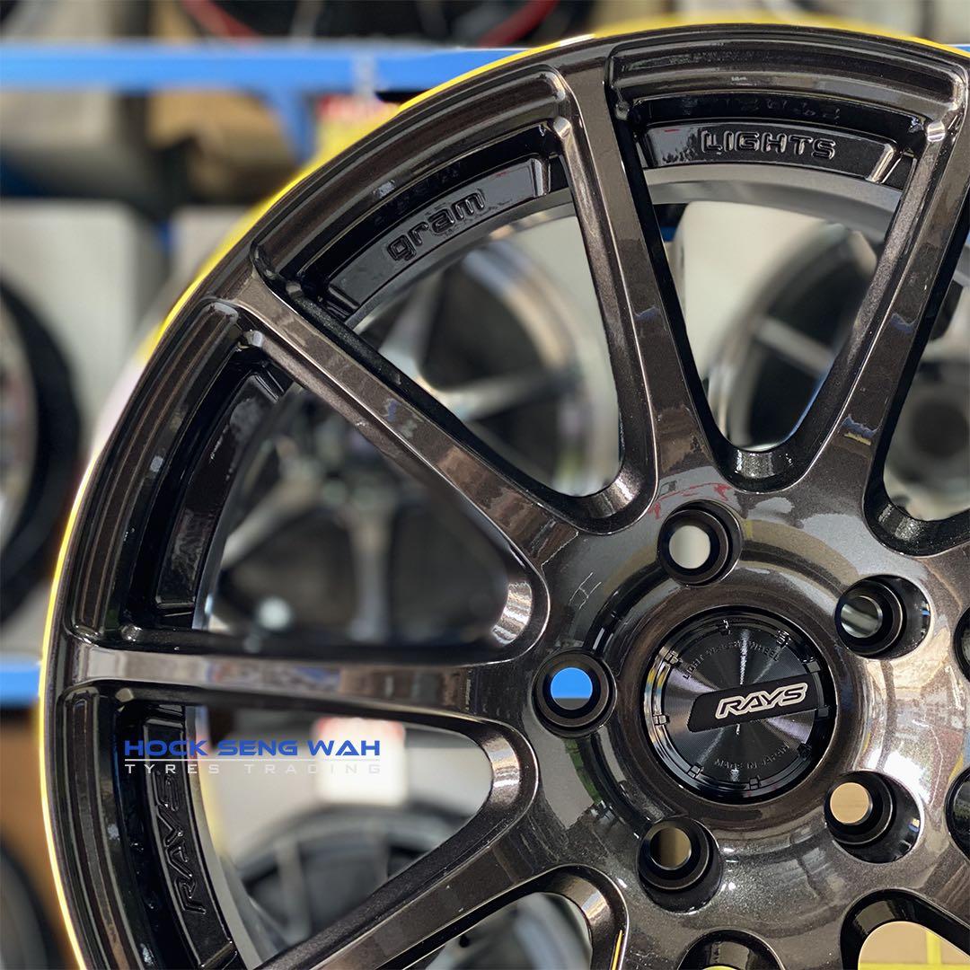 RAYS gramlights57Transcend18×8J 45PCD100 18” Rays 🇯🇵 Gram Lights 57 Transcend Rim 5x112, Car Accessories