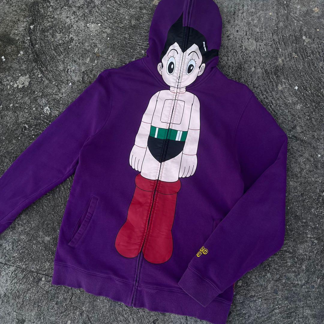 Astro Boy X-Ray Full-Zip Hoodie with Crying Astro Eyes Large