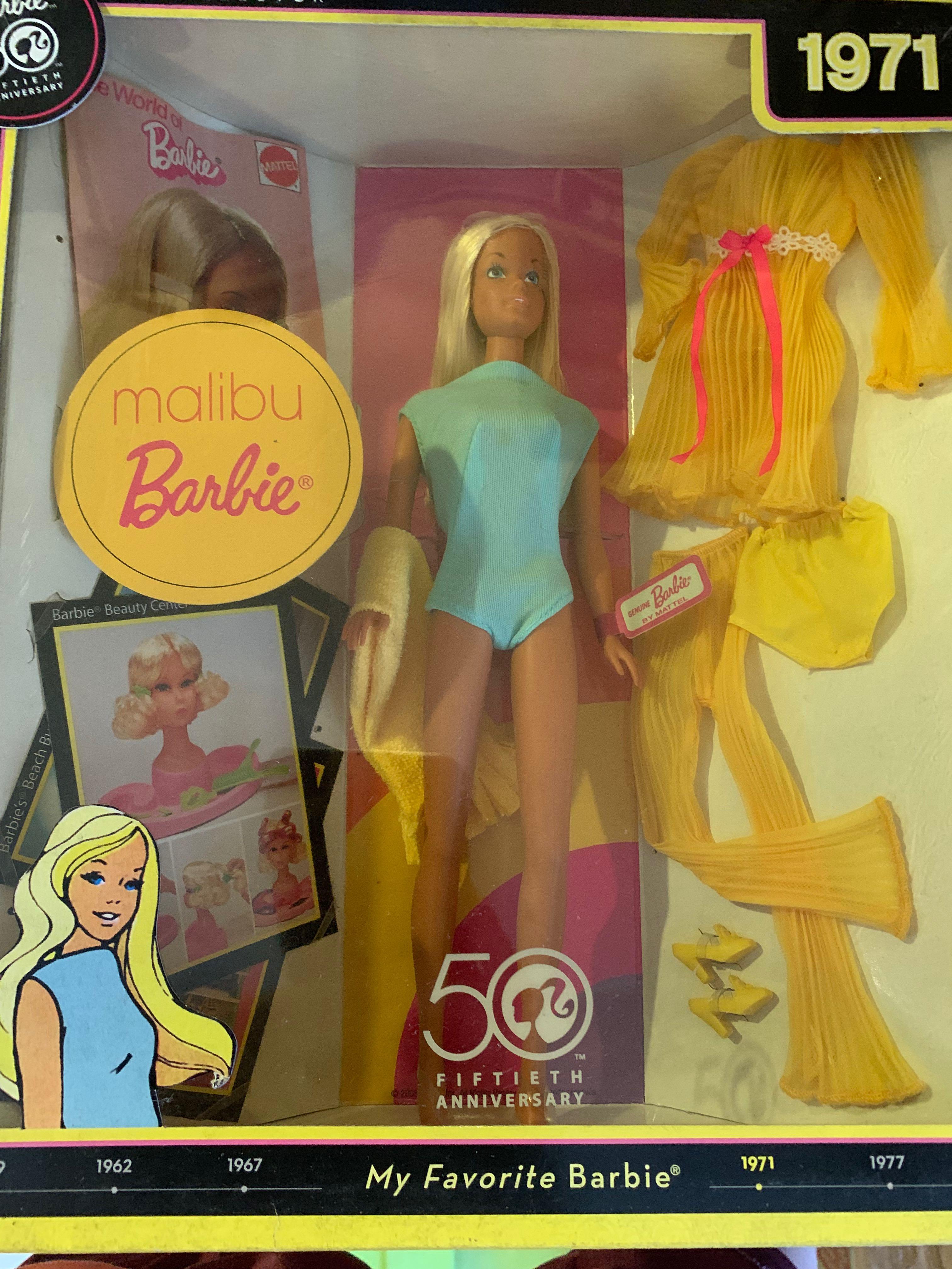 Malibu barbie 50th anniversary top