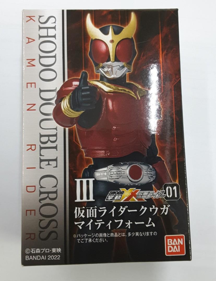 幪面超人Kamen Rider 掌動SHODO DOUBLE CROSS XX 01 III KUUGA 古迦, 興趣及遊戲, 玩具 遊戲類-  Carousell
