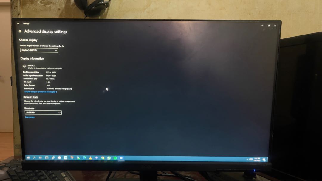 ACER KA251Q LED Monitor, Computers 