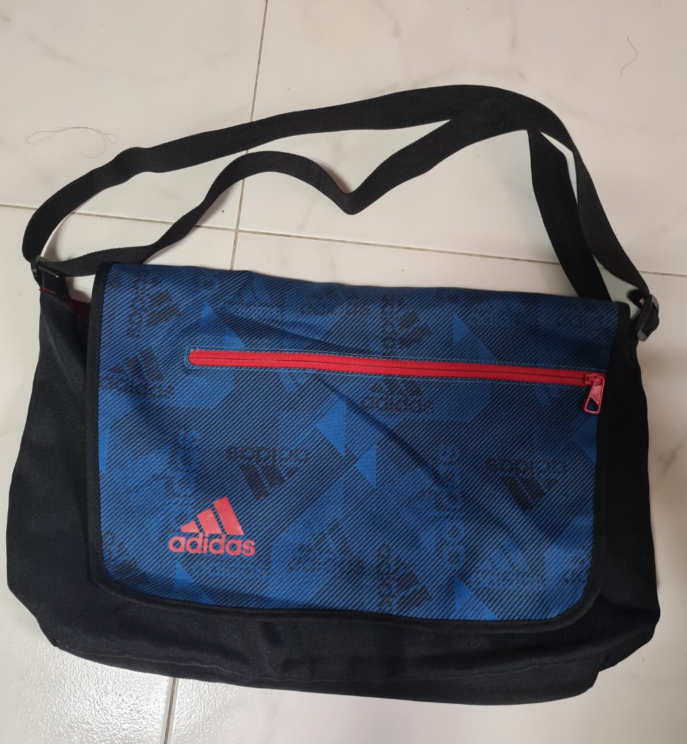 Adidas messenger bag, Hobbies & Toys, Travel, Travel Essentials