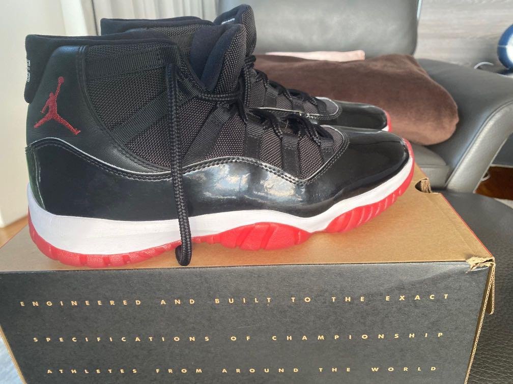 Air jordans 11 retro bred 2019, Men's Fashion, Footwear, Sneakers on  Carousell