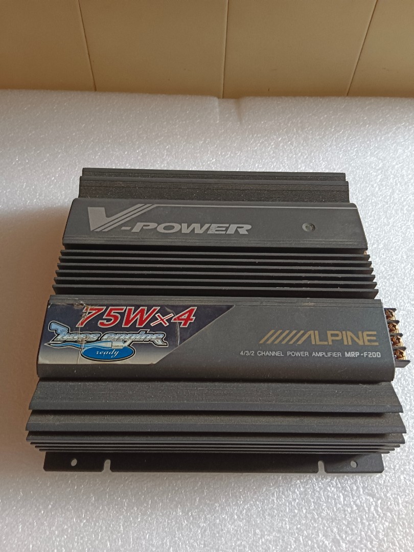 Alpine V Power MRPF200 power amplifier, Audio, Soundbars, Speakers