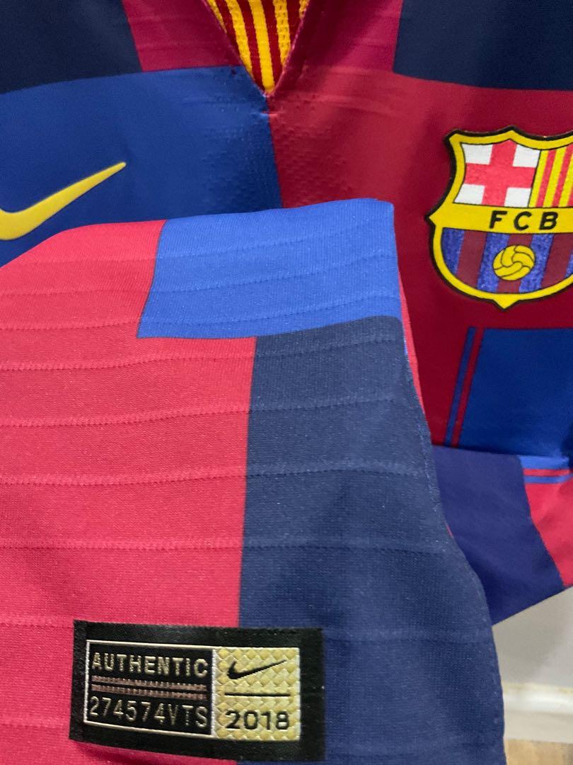 Adulto Repegar Encantador Authentic Barcelona Nike 20th Anniversary jersey, Men's Fashion, Activewear  on Carousell