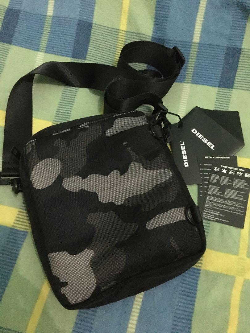 Authentic DIESEL Sling Bag (Fixed Price), Men's Fashion, Bags, Sling