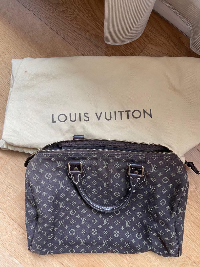 Louis Vuitton Monogram Mini Lin Speedy 30 Satchel