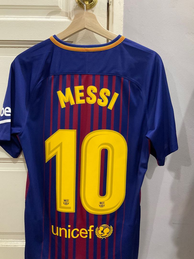 Nike barcelona home training jersey 17/18 clearance