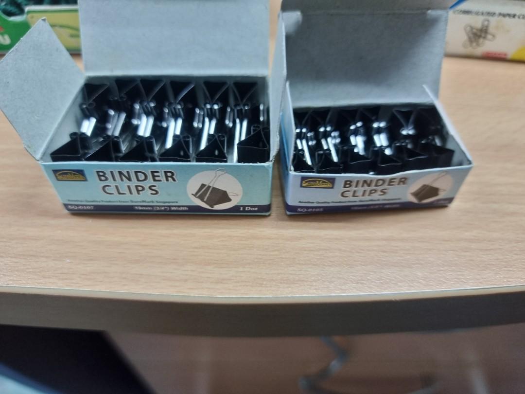 Binding clips (Category: Craft Supplies & Tools) located in Singapore. Submitted by ddevi82 (Listing ID 1174627971, Image 2). Description: selling of binding clips $0.10 /piece. all brand new. no more use for it..