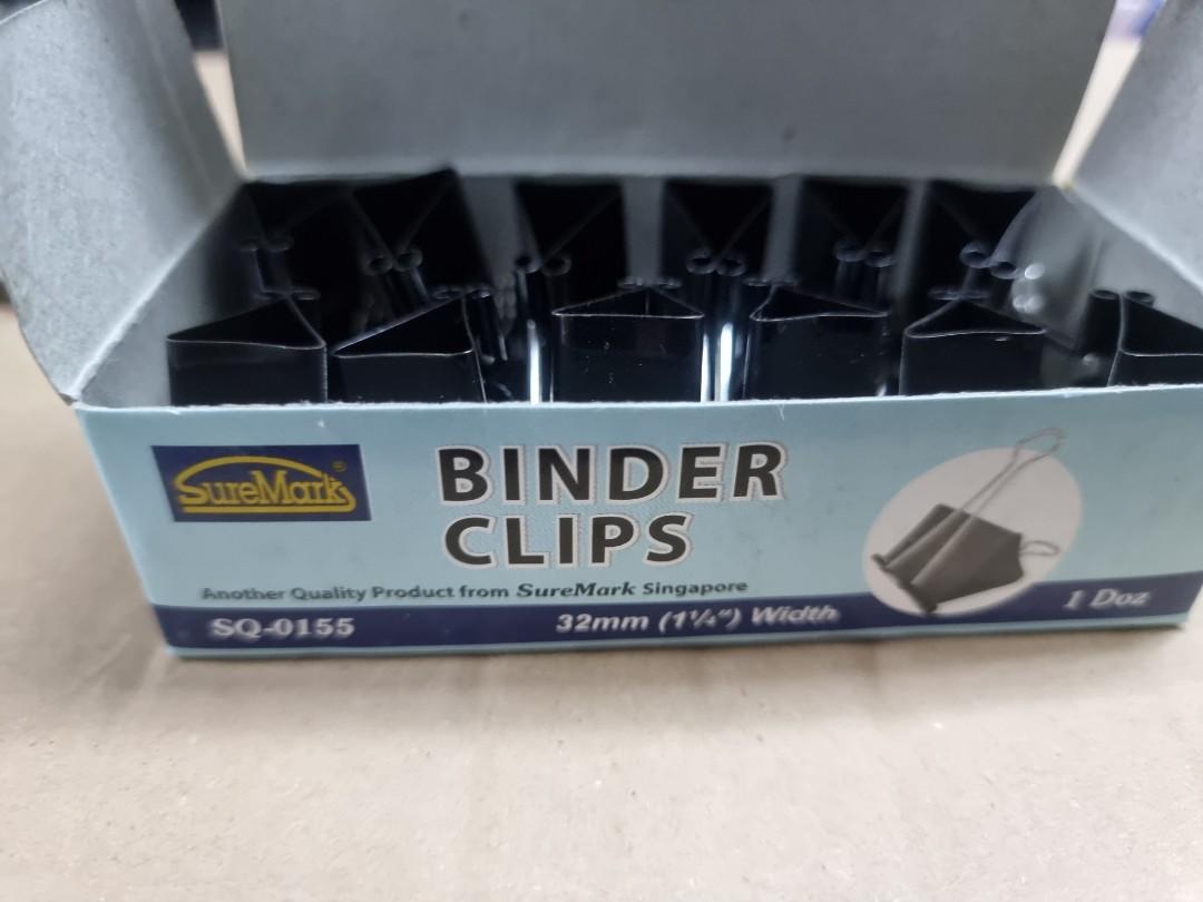 Binding clips (Category: Craft Supplies & Tools) located in Singapore. Submitted by ddevi82 (Listing ID 1174627971, Image 4). Description: selling of binding clips $0.10 /piece. all brand new. no more use for it..