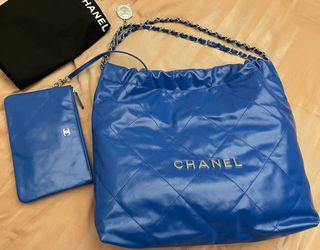 Chanel White Calfskin Chanel 22 Bag, myGemma, SG
