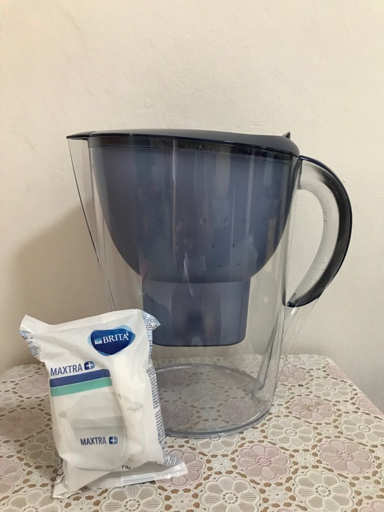 Brita water filter jar 3.5 L (with new filter), Furniture & Home Living
