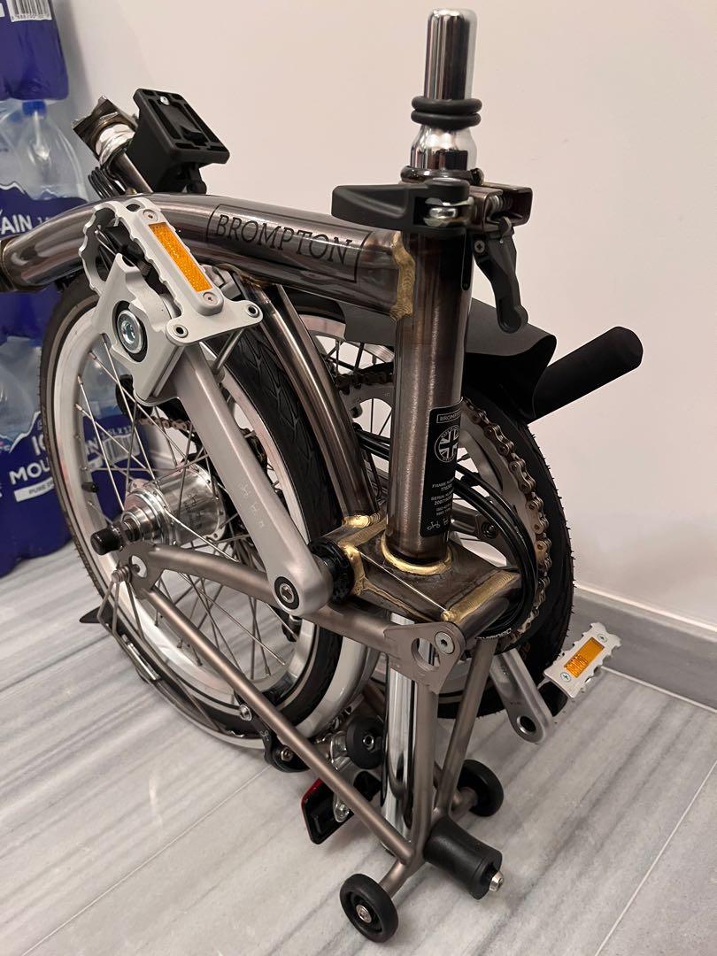 Brompton m6l raw lacquer titanium clearance