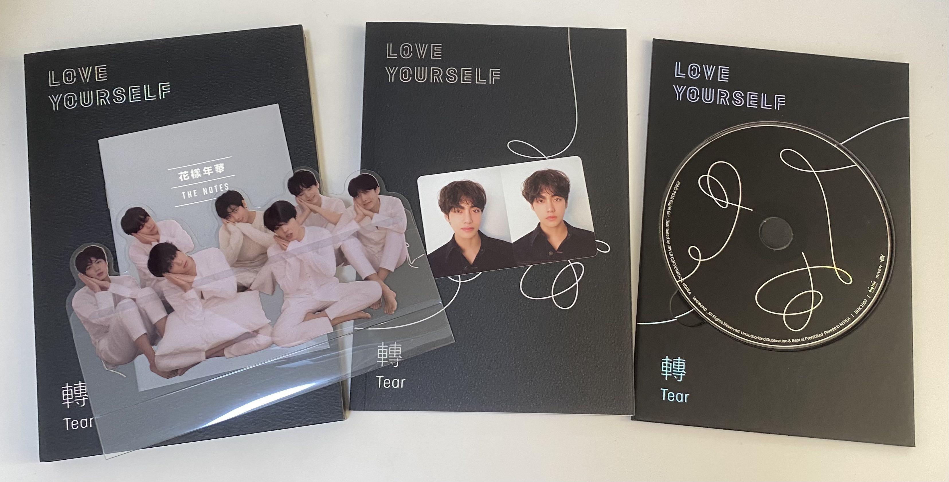 BTS Love Yourself 轉Tear 四版齊, 興趣及遊戲, 收藏品及紀念品, 韓流 