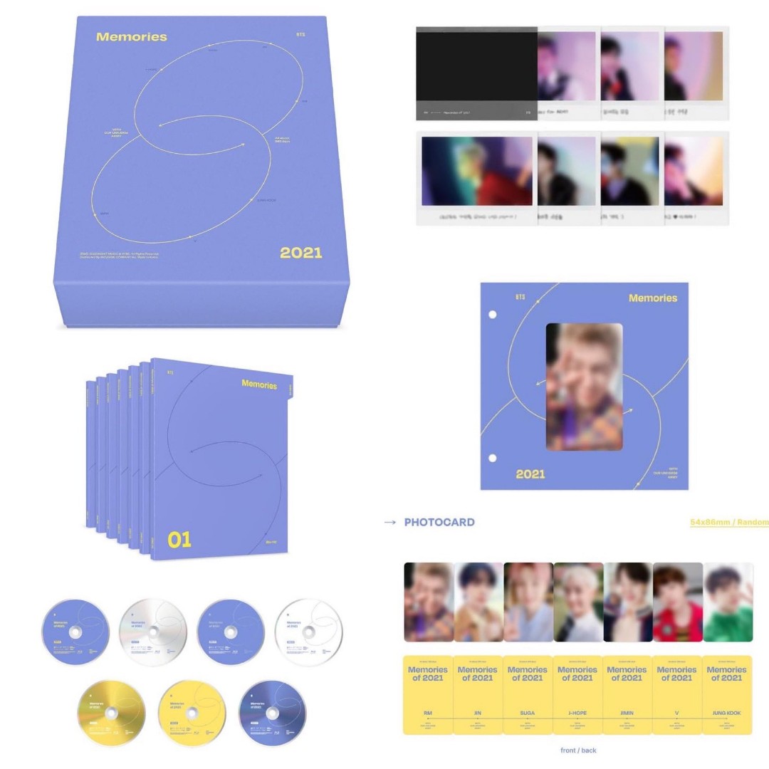 BTS Memories of 2021 Blu-ray - K-POP