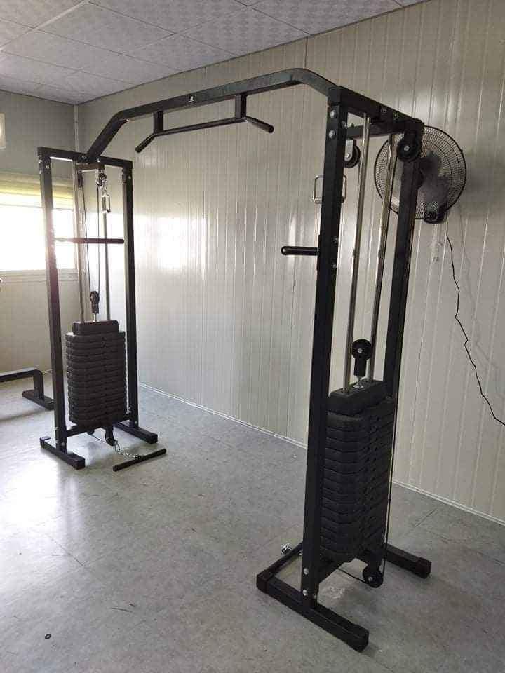 Commercial Home Cable Gym Pulley System Max Load 150kg Per Cable Power Rack 