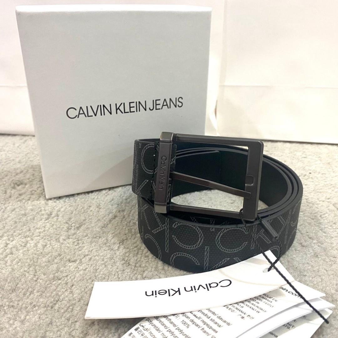 Monogram belt calvin klein on sale