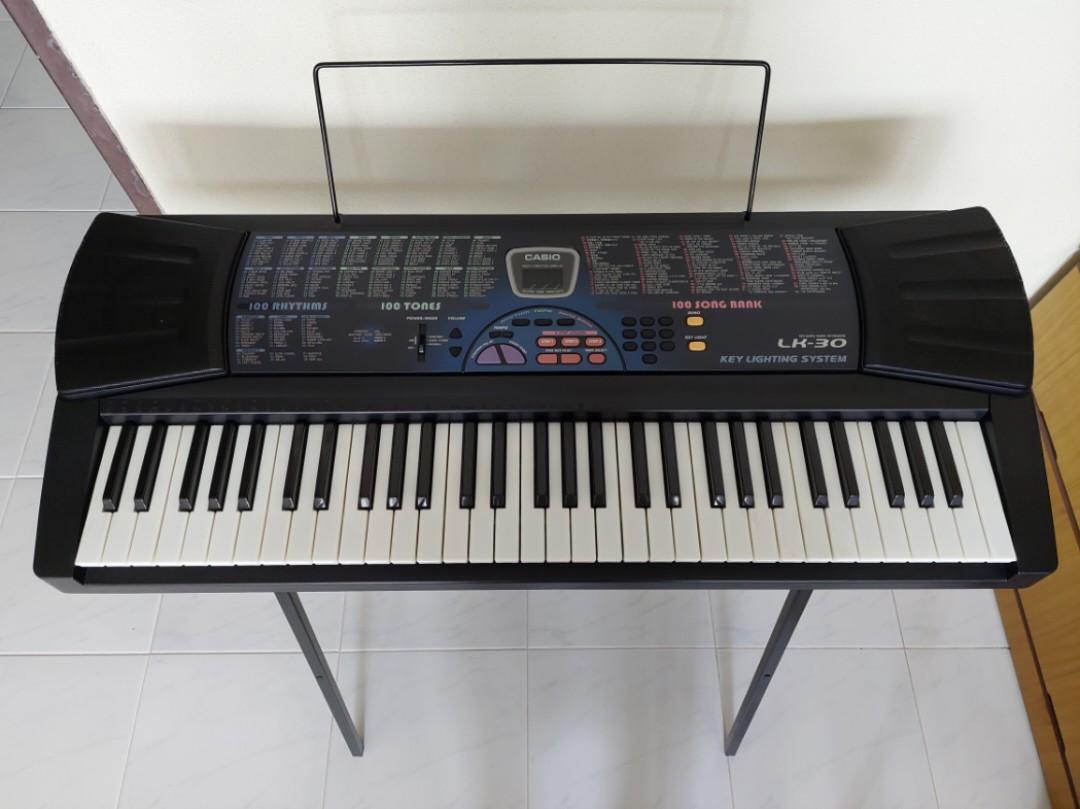 Casio Electronic Keyboard LK30, Hobbies & Toys, Music & Media, Musical