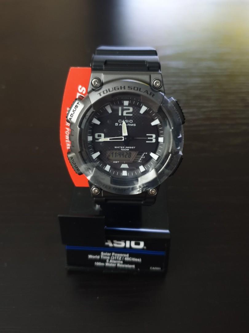 Casio men's water resistant watch on sale
