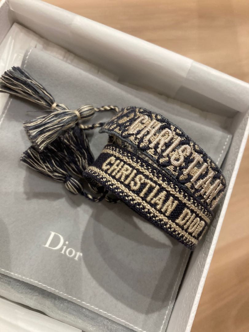 CHRISTIAN DIOR Metal Crystal Diorevolution Bracelet Set Gold 533302   FASHIONPHILE