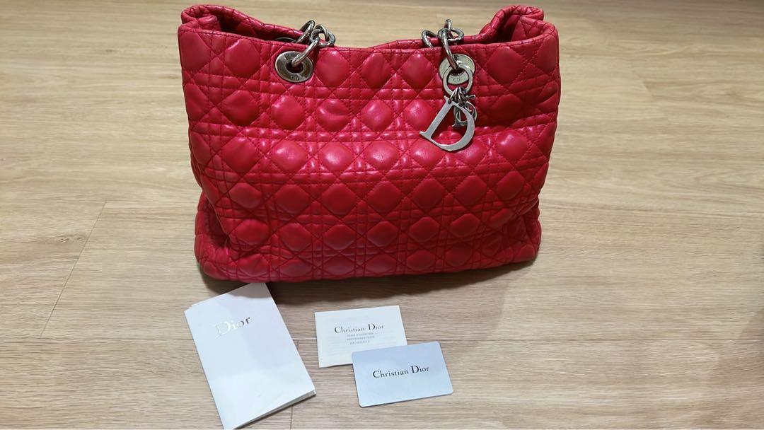 Red christian cheap dior bag