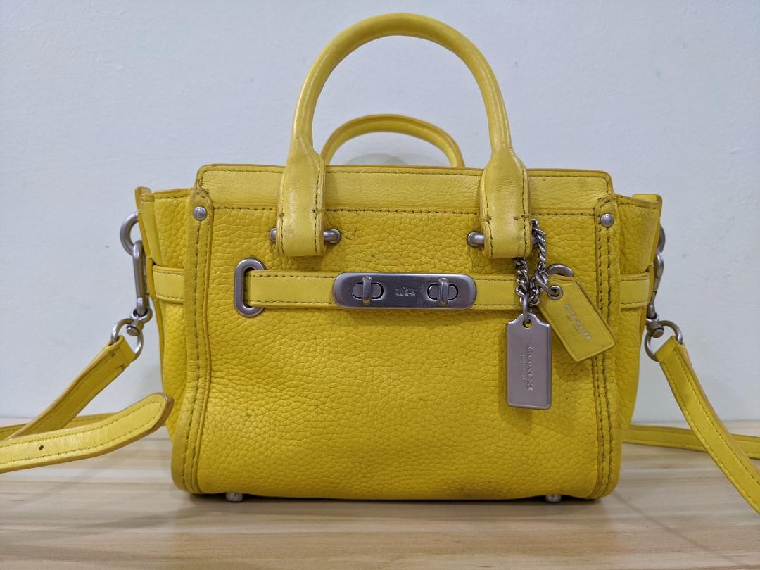 Coach swagger yellow store
