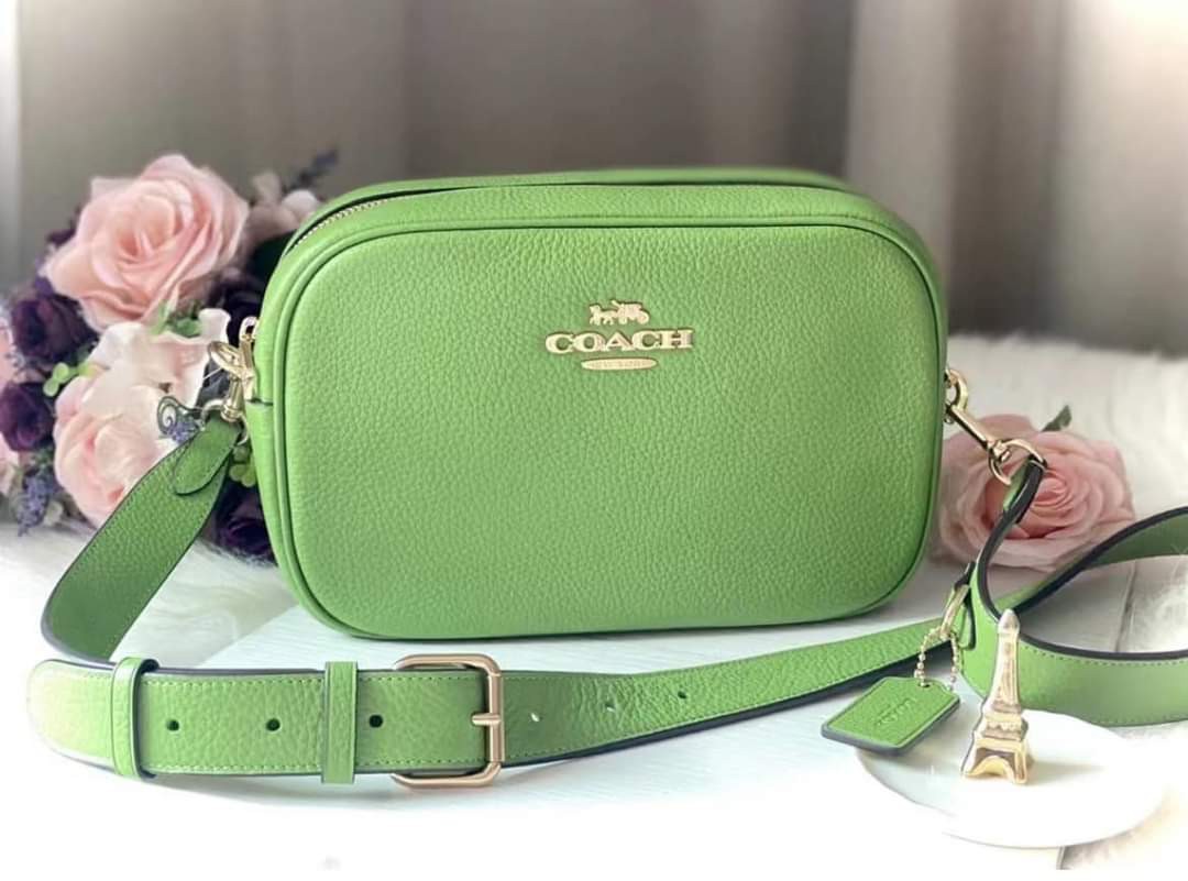 Coach Jamie Camera Bag in Refine Pebble Leather Neon Green, Women's  Fashion, Bags & Wallets, Cross-body Bags on Carousell