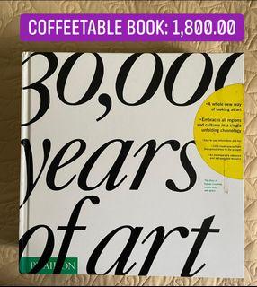 COFFEE TABLE BOOK (oversized): 30,000 years of art