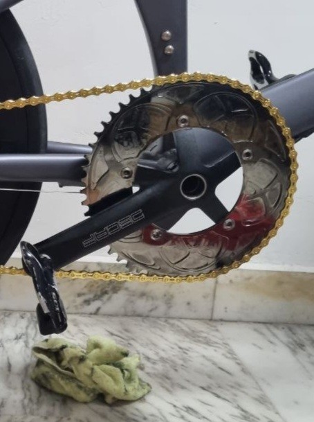 Decaf Crankset with 56T Bolany 