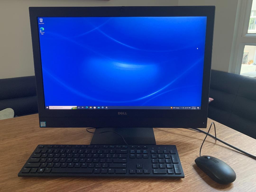 Dell OptiPlex 7450 AIO (All In One Desktop + Monitor) 8GB Ram 500GB, 電腦