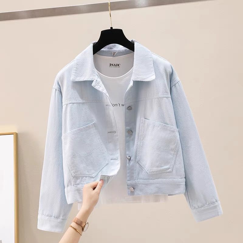 Girls light blue denim clearance jacket